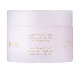 Huxley Skin Glow Cream Vita Radiance 50mL Korean K-Beauty Skincare School Military Dormitory Airport Departure / 헉슬리 스킨 글로우 크림 비타 래디언스 50mL 한국K뷰티 스킨케어 학교 군대 기숙사 공항 출국