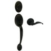 Designers Impressions Frankfort Oil Rubbed Bronze Handleset with Sedona Interior