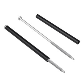 Xadnitu 10 Pieces 7" Gutter Screws with Ferrules and Driving Tool for Eave Gutters Fastening, Fixing, Replacing or Gutter Guards Sagging Solution