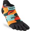 Injinji RUN LIGHTWEIGHT NO-SHOW ARTIST DESIGNED PLUMAS S, multicoloured
