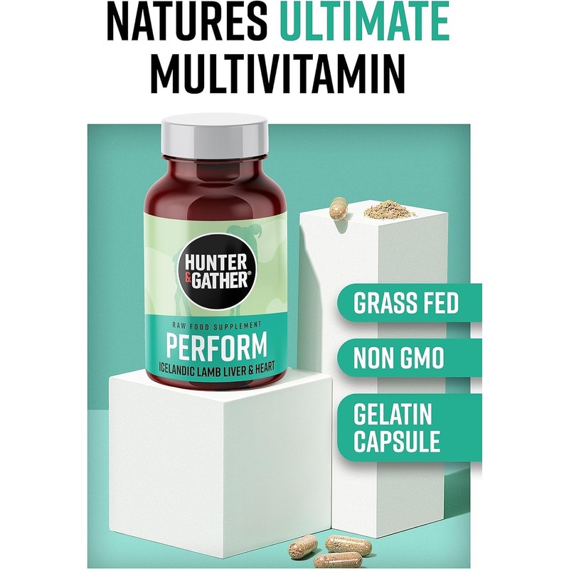 Hunter & Gather Lamb Liver and Heart Capsules from Whole