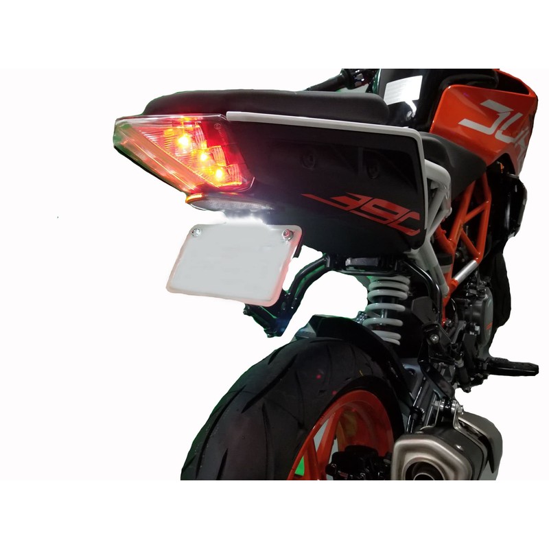 Fender Eliminator Fits KTM 390 Duke 2017-2021 CLEAR SX turn