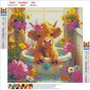 QQYRHN Highland Cow Diamond Painting Kits for Adults Beginners, 5D