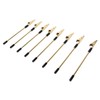 10Pcs Metal Memo Clips Gold Color Electroplated Safe Light Strong