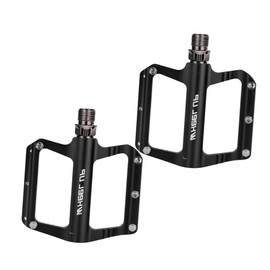 Kisangel 2pcs Non- Aluminium Alloy Bike Pedal Platform Pedal for and Folding for Commuting and Recreational Riding