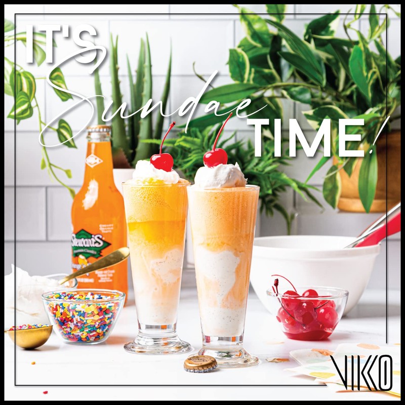Vikko 6.3 Ounce Milkshake Glasses | SMALL Glass Cups for