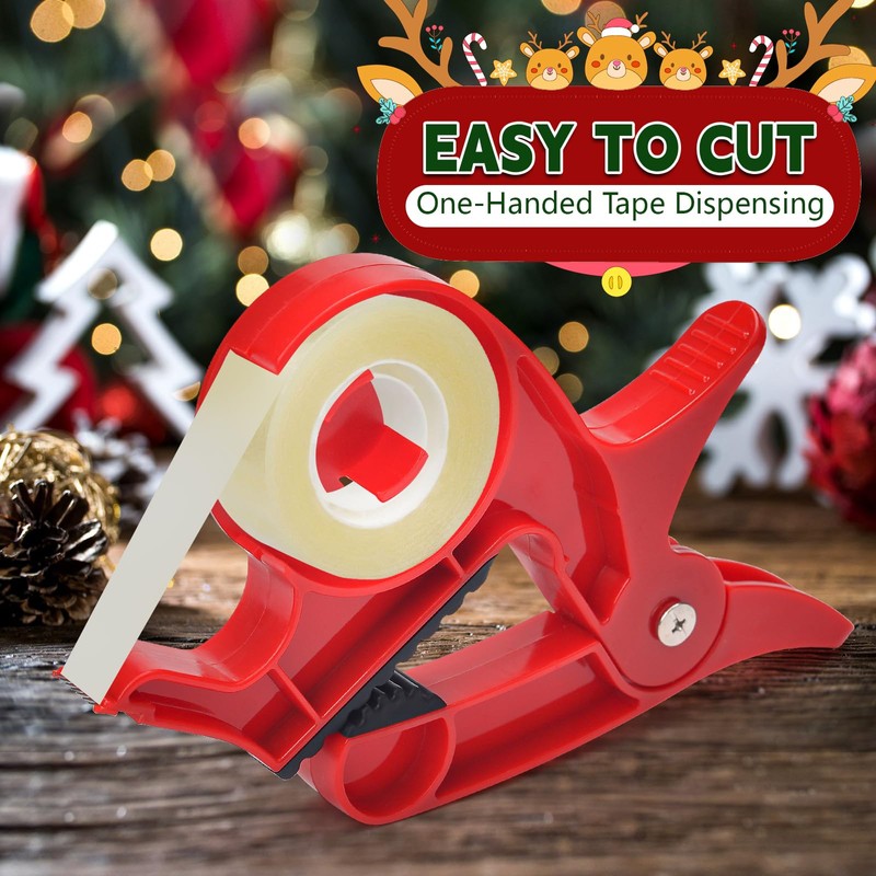 Wrapping Paper Cutter, Tabletop Gift Wrapping Tool Clamp Solution Integrated