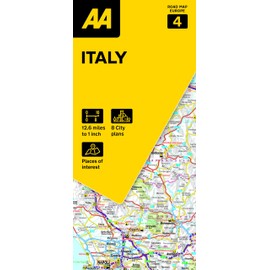 AA Road Map Italy 4 (AA Road Map Europe Series / European Road Maps)