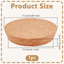 OLYCRAFT Large Cork Stoppers 15.5~17.5cm Cork Bottle Stoppers Tapered Cork Plugs Cork Canning Jar Lids Wood Tapered Cork Plugs Wooden Tapered Cork Stopper for Kitchen Wedding Favor Canning