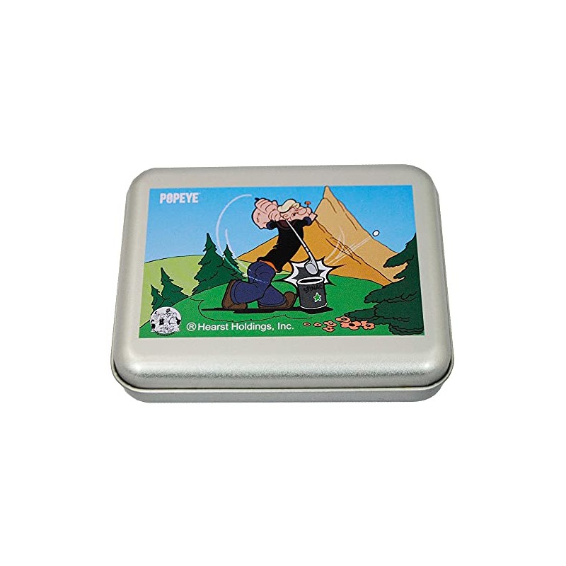 REZAX PETE-1751 Golf Tee, Popeye Canned Wood Tee, Black