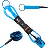KOETSU Surf Leash 6ft/7ft/8ft/9ft/10ft - Premium Surfboard Leash for Shortboard/Longboard/SUP
