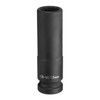 HARFINGTON 12-Point Deep Impact Socket 1/2 Inch Drive 15mm Metric