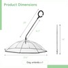 Dog Umbrella with Chain Leash, Puppy Umbrella for Rain Snow