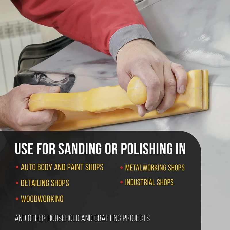 Dura-Gold Pro Series Rigid Longboard Hand Sanding File Block with