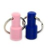 Gas and Electricity Meter Box Keys, Keyring Compatible, Pink and