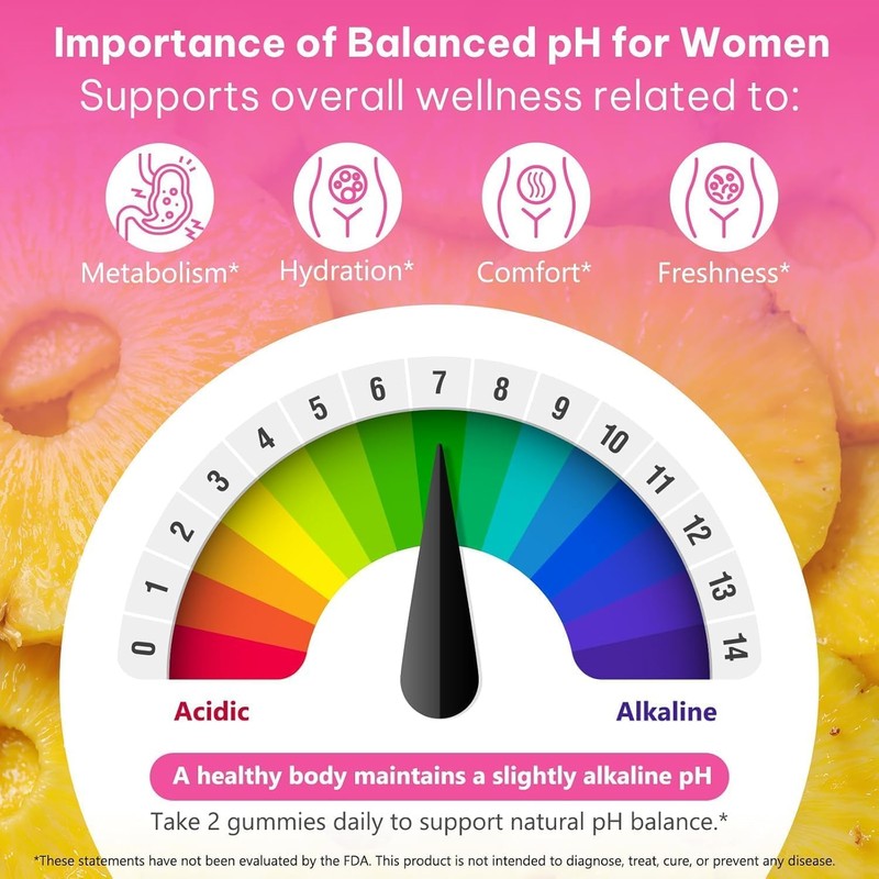 Vaginal Probiotics Gummies for Women, Feminine Balance Gummies for PH