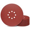 Awutzut 9 inch Sanding Discs 150 Grit 8 Holes Hook