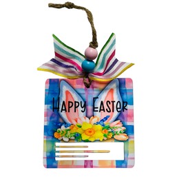 Colorful - Easter Money Holder - Bunny - Basket Tag - Ornament - Gift for Him Her