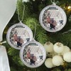 ZHANYIGY 4Pcs Christmas Balls Ornaments for Xmas Tree - Shatterproof