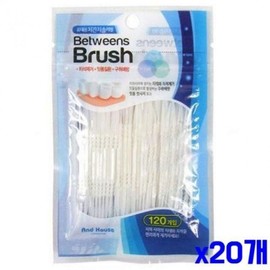 Oral health portable interdental brush refill type 120 pieces x20