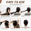 Zonon Bun Hair Nets Invisible Elastic Edge Mesh and U