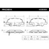 Ridex 402B0831 Disc Brake Pad Set of 4