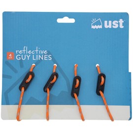 ust Reflective Guy Line (4 Pack), Orange
