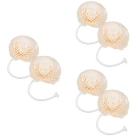 Healvian 6 Stück Diffusorköpfe Natürliche Schilfrohr-Diffusorstäbchen Aromaöl Diffusor mit Docht Ätherisches Öl Diffusor Stick Aroma Nachfüllstab Schilfrohr Diffusor Aroma Beige Holz