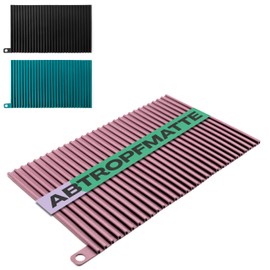 Netrox Home® Drying Mat Made of High-Quality Plastic, 30 x 18 cm, Environmentally Friendly, Heat Resistant and Non-Slip, Dish Drying Mat for Dishes, Dishwasher Safe Draining Mat, Washing Up Mat,