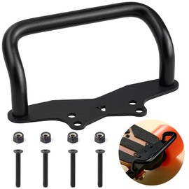 YIBEICO Skateboard Handle for Meepo Exway Isinwheel, All Stainless Steel Ant-Rust Durable Skateboard Carry Handle with Four Holes Longboard Widened Carrier Grip Board Accessories