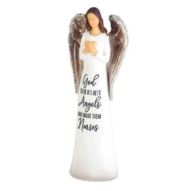 Dicksons God Took Best Angels Made Nurses White 8 inch Resin Tabletop Figurine
