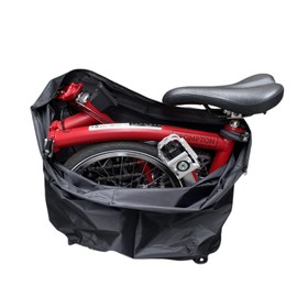 NELboNs Folding Bike Carry Bag Waterproof Bike Travel Bag Storage Zipper Bag Bromp ton Bike Transport Carry Bag for Air Plane Train Car Travel