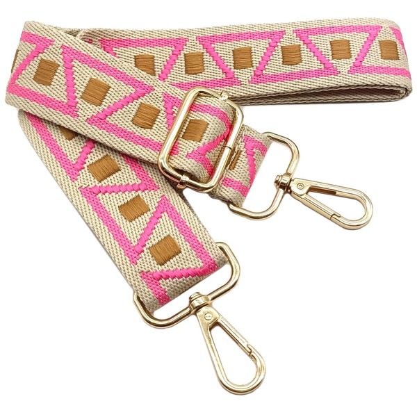 Adjustable Shoulder Strap for Bags, Rose Brown, Bag Straps for