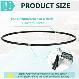 DEX2400K Pool Filter O-Ring Replacement for Hayward Micro-Clear DE, Pro-Grid DE, Super Star Clear, SwimClear Filters, Replaces DE2400, DE3600,DE2420, DE3620, DE4820, DE6020, DE7220