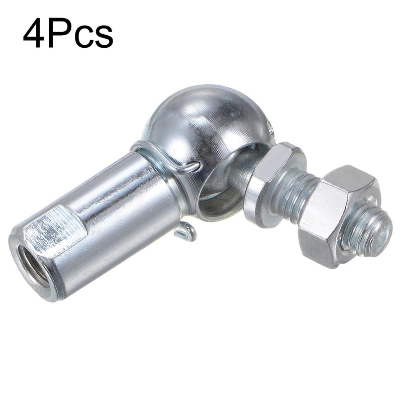TA-VIGOR 4PCS CS13 M8 Angle Ball Joint, M8x1.25 Right Hand