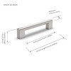 FURNIWARE 10 Pack Cabinet Pulls, Hardware Drawer Handles, Stainless Steel