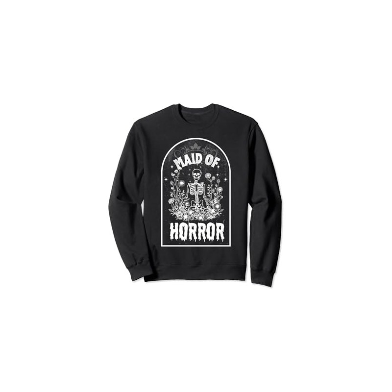 Maid of Horror, Horror, Wedding, Brial, Fun, Rock Style Sweatshirt