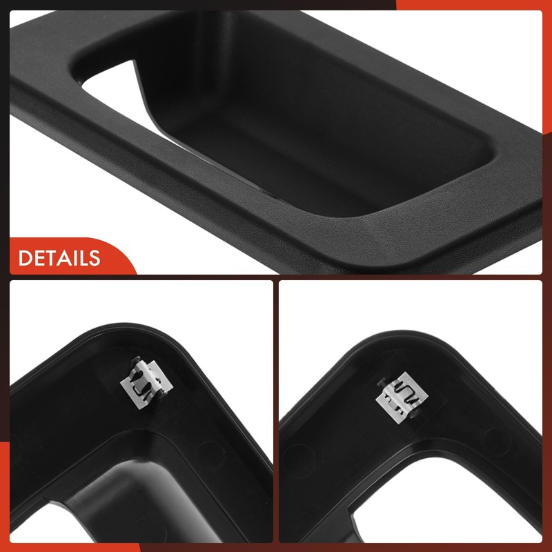 A-Premium Tailgate Handle Bezel Compatible with Hummer H2 2003-2009, Textured