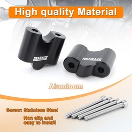 Aluminum Handlebar Riser 2 Inch Fit Can-Am Spyder F3 2015-2025 Spyder RT 2020-2025 Handlebar Riser Extension Kit Bracket Clamps
