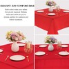 JALANCY 4 Pack Square Table Cloth 70x70 Inch Red Tablecloth