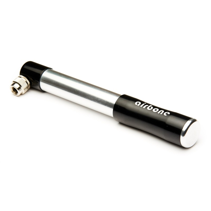 EyezOff Airbone EZ505 Black Aluminum Bicycle Pump 130PSI, Schrader/Presta Hand