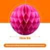 Ruidee 8 Pieces Paper Honeycomb Balls Tissue Paper Flower Balls
