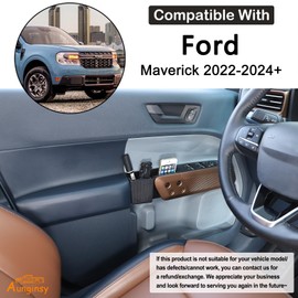 Car Front and Rear Door Storage Box Compatible with Ford Maverick 2022-2024 Car Door Storage Box Glove Organizer Tray Door Organizer Handle Pocket Tray Insert Glove Pallet Tray Interior Accessories