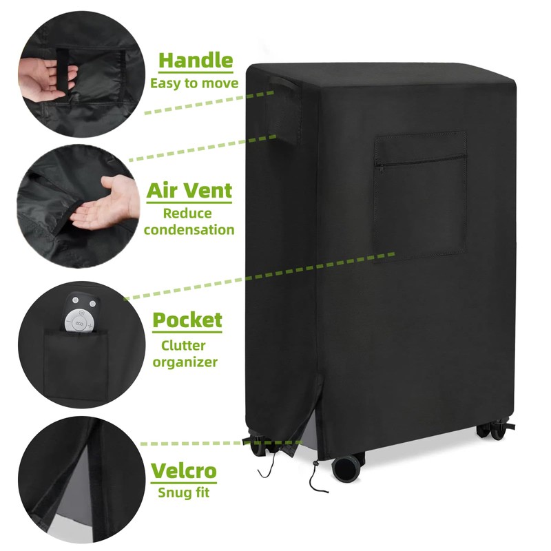 Guisong Swamp Cooler Cover for Hessaire MC61V/MC61M 5300 CFM, Heavy