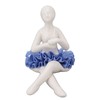 Ballerina Statue Beautiful Relaxed Mood Delicate Ceramic Ballet Dancer Figurine