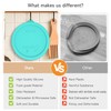 SOPHICO Silicone Replacement Lids for Pyrex Sculpted Glass & Tinted