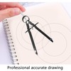 JeoPoom Geometry Compass, Metal Compass, Precision Compass, Drawing Compass, Includes