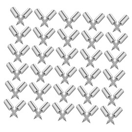 Totority 1 Set Shelf Pegs with Cover Durable Self Tapping Screws for Cabinet Shelves Bookcase Support and Wardrobe Organization for Easy Installation and Extended Use