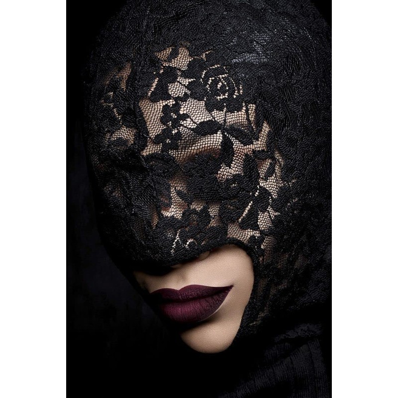 HOMELEX 1 Piece Sexy Lace Mask Full Lace Face Mask