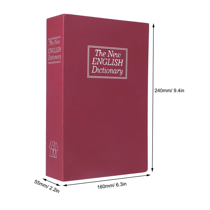 Diversion Book Safe Imitation Books Realistic Stainless Steel Liner Portable